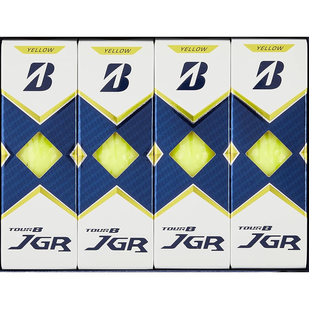 Bridgestone TOUR B JGR Golf Balls 2021 Model 12 Pack Yellow