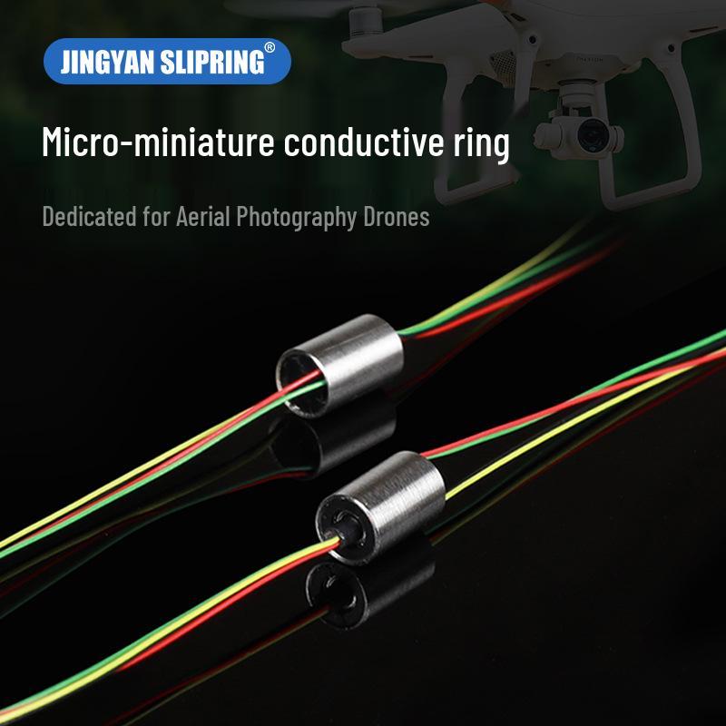 

Miniature 360° Rotating Conductive Slip Ring for Drones, Gimbals, and Fishing Connectors JYM5.5-4S 5.5mm Outer Diameter