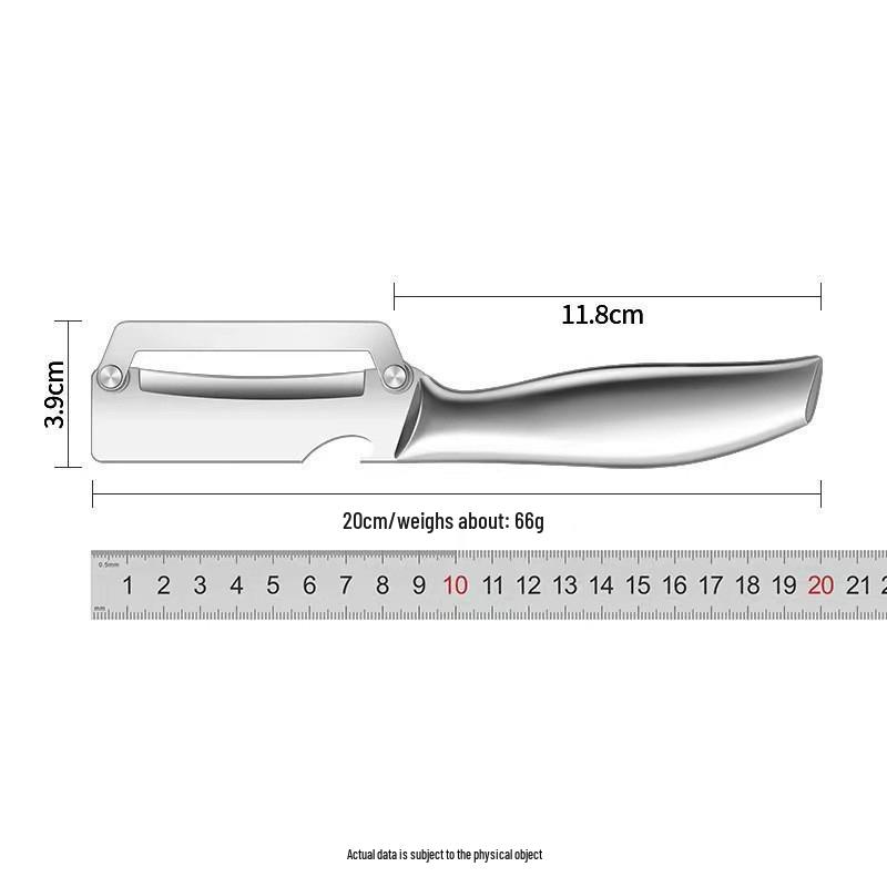 Multifunctional Stainless Steel Fruit and Vegetable Peeler with Cane Knife