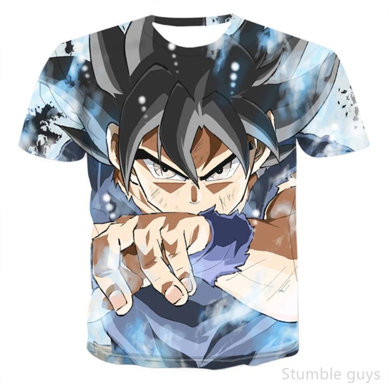 

Kids Dragon Ball Tshirt Kids Boys Girls Clothes T-Shirt Goku Super Saiyan Vegeta Kakarot Anime Fashion Streetwear S
