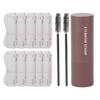 One Step Eyebrow Stamp Shaping Kit Long Lasting Waterproof Eyebrow Powder Set for MakeupLight Brown