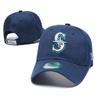 MLB Baseball Cap Flat Brim Adjustable Snapback Street Style Embroidered Men Women