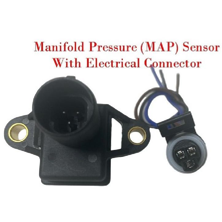 MAP Sensor  With Connector Fits Chrysler Dodge Eagle Mitsubishi Plymouth 94-00