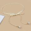 Pearl Elegant Fashion Waist Chain For Women Stylish Thin Waist Belt Dresses For