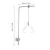 2 pièces Support de Lumière pour Aquarium Étagère pour Lampe d'Aquarium Aluminium Hauteur Réglable Réservoir sans Bordure Eau Salée Eau Douce Installation Facile Nouveau