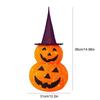 3FT Halloween Jack-o-Lantern Pumpkin Lights with 8 Lighted Mode Collapsible Pumpkin Lantern Novelty Lights Halloween Decor Props