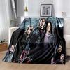 Harry Potter Hogwarts School Uniform Cosplay Costume Halloween Party SuitPrint Blanket, Soft Blanket For Sofa Office Bed And Travelling Daug