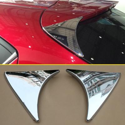Rear Spoiler Trims For Mazda 3 Hatchback 2014-2018 Chrome Wing Accessories