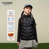 Girls' 90% Duck Down Stand Collar Winter Jacket