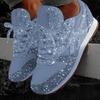 Autumn Muffin Casual Shoes Breathable Rhinestone New Platform Sports Women's Shoes