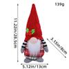 Swedish Tomte Dwarf Rudolph Gnomes Dwarf Santa Claus Faceless Plush Doll
