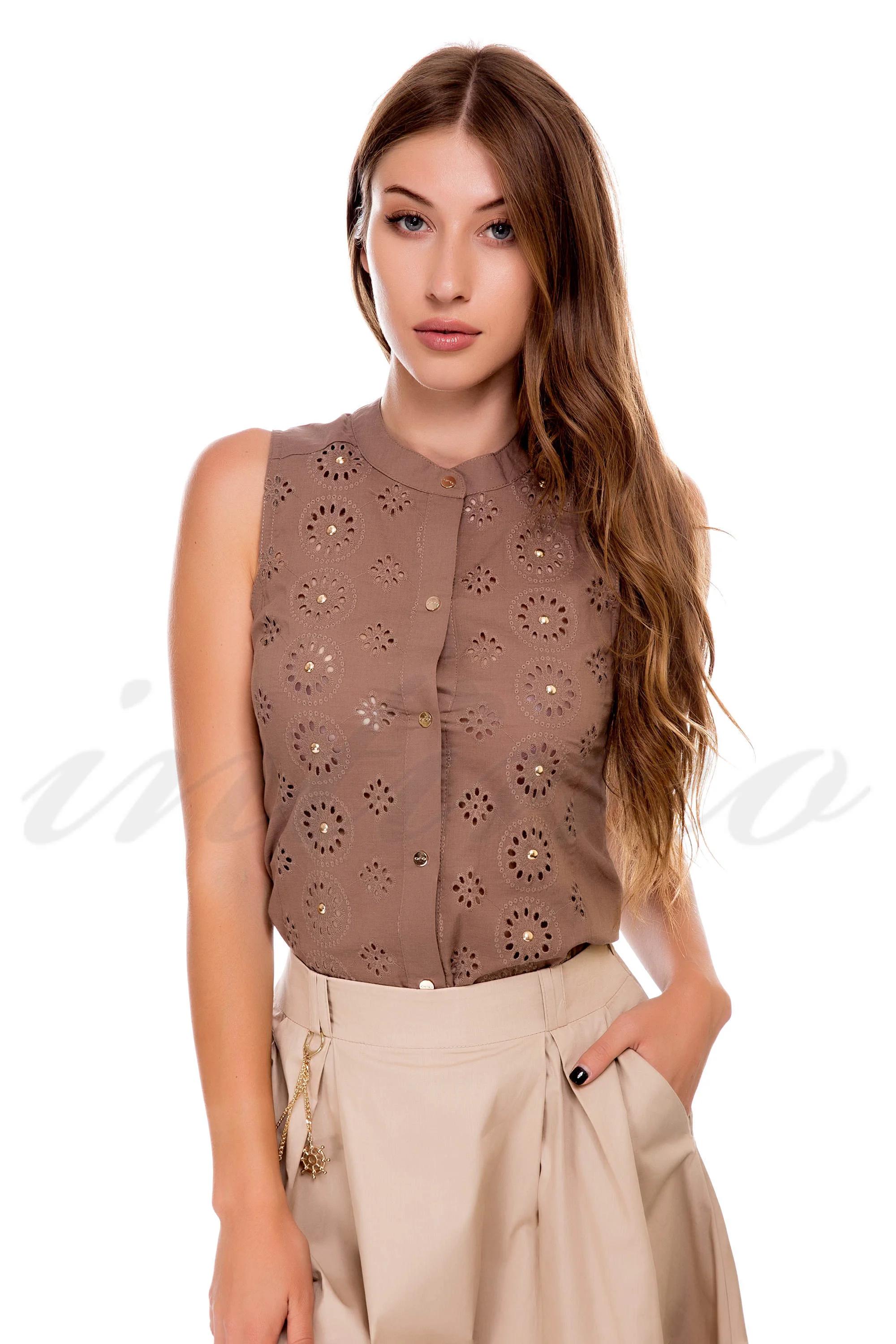 

Блуза Ora (45975) 40/42(XS/S) brown-nose кольору