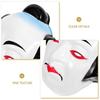 Toyvian Maske im japanischen Stil Samurai Okame Kabuki Japanischer Unterhaltungskünstler Kostüm Traditionelles Cosplay Festival Halloween Schul-Kulturparty