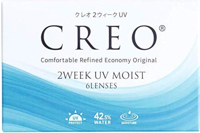 

Cleo 2 Week UV 6 lenses per box disposable contact Moist, (2-week lenses) [BC] 8.7 [PWR] -3.75