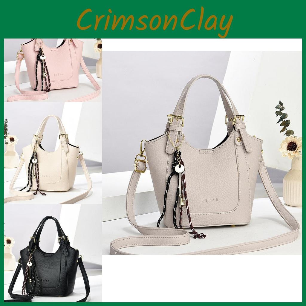 Womens Fashionable Bucket Bag With Spacious Interior And Multiple Functional Pockets
