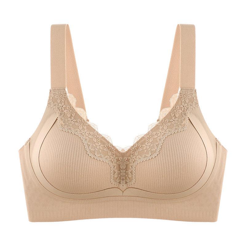 

Women Summer New Skin Friendly Small Breast Without Trace Gathers The Pair Breast To Prevent Drooping Underwear 42/95ABC тілесний