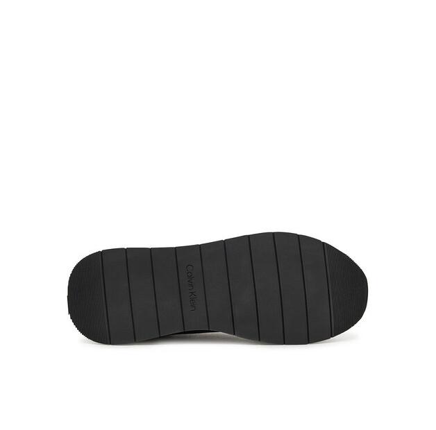 Men's Sneakers Calvin Klein Low Top Lace Up Tmbl Lth Hm0hm01804 Black