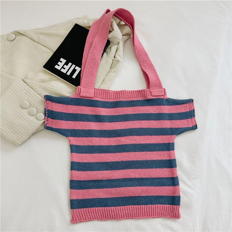 

Ins Super Hot Wool Bag Women s Fashionable Small Clothes Shoulder Net Red Niche Knitted Underarm