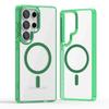 Luxury Acrylic Clear For MagSafe Wireless Charge Case For Samsung Galaxy S25 S24 Ultra FE A56 A36 A16 A15 A35 A55 Magnetic Cover