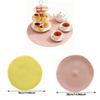 Nordic Style Cotton Round Placemats With Heat Insulation For Dining Room Decor