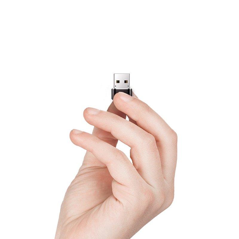 Adapter Otg Converter From Usb-C (Female) To Usb-A (Male) Black