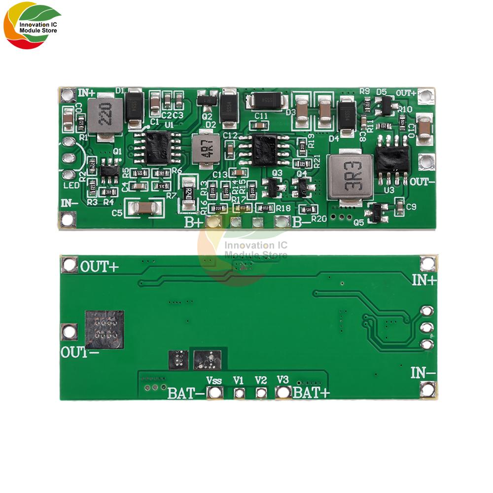 

DC 12V 36W 3A UPS Power Supply Module Uninterruptible Power Control Board 3S Charging Step Up Protection Module