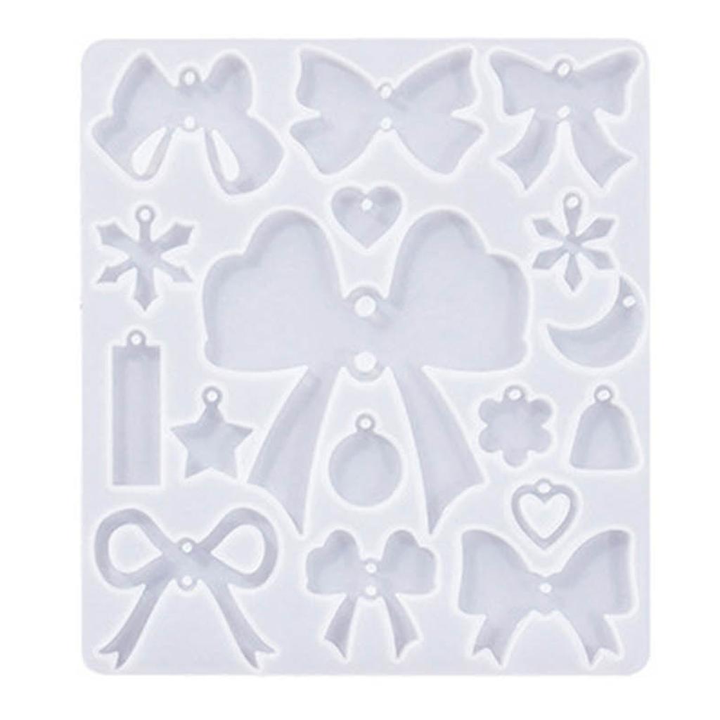 Chinese Earrings Silicone Mold Epoxy Resin Molds DIY Craft Bowknot Butterfly Ornament Pendant Keychain Jewelry Making