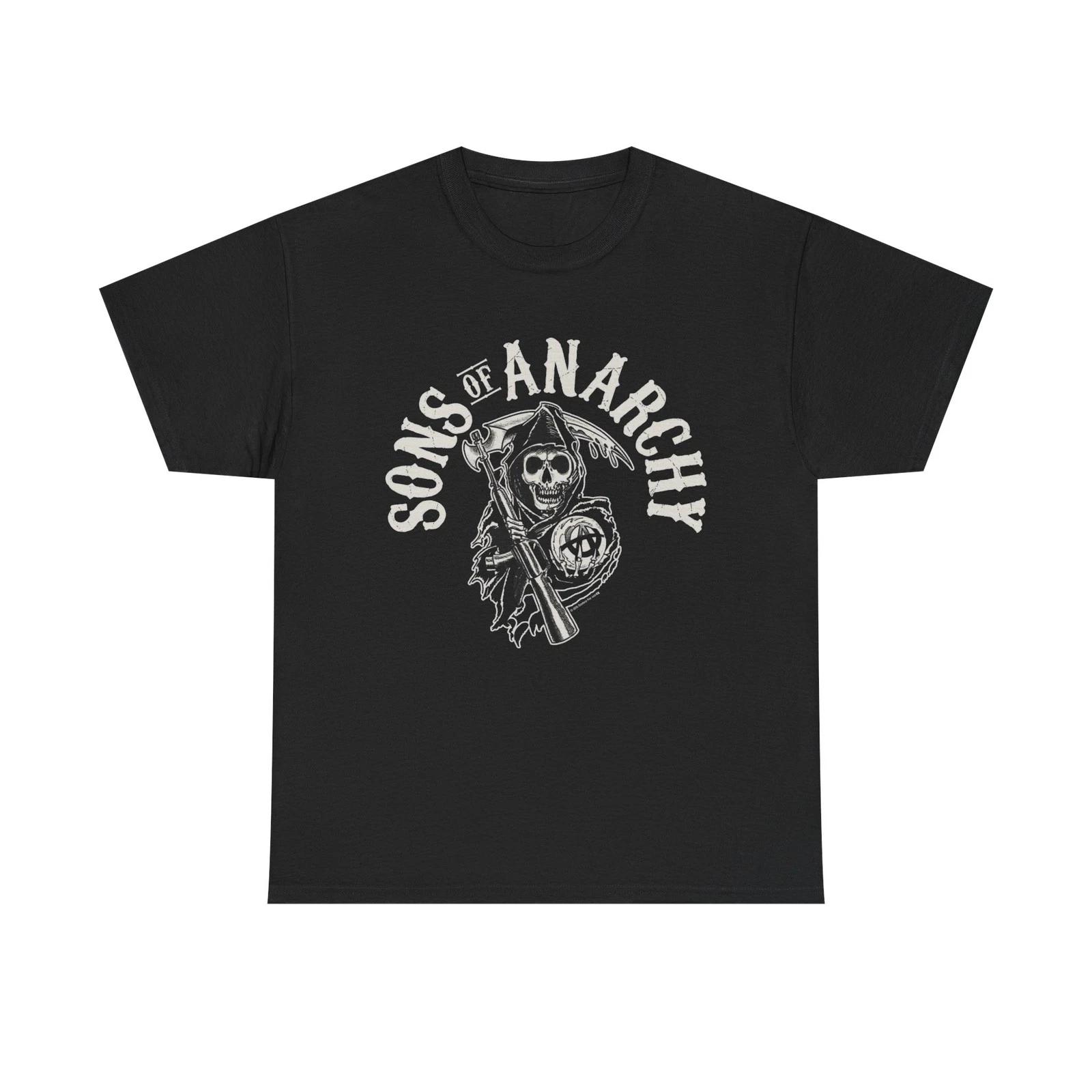Sons Of Anarchy Graphic T Shirt ADULT Unisex Heavy Cotton Tee XL