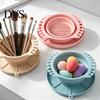 Silicone Painting Brush Rinser Paint Cleaner Cup, with Texture, Foldable Compact Art Washer for Cleaner, Watercolor And Makeup