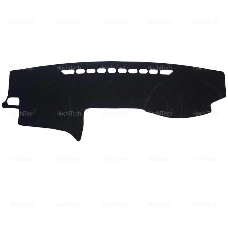 Car Dashmat Black/Brown Leather Dashboard Cover Suede Leather Dash Mat Pad Sunshade Accessories for J120 Lexus GX470 2003-2009