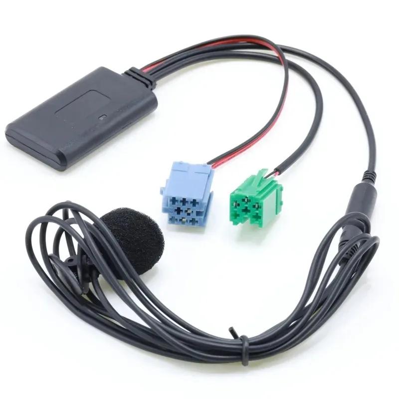 

for Renault 2005-2011 Car Bluetooth 5.0 Aux Cable Microphone Handsfree Mobile Phone Free Calling Adapter чёрный
