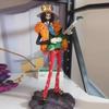 One Piece Brook King of Spades Straw Hat Crew Can be move PVC Anime Battle Figure 13.77Inch/35cm Favorites Table setup Toys Gift