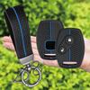 Keychain Silicone Remote Control Key Cover Case For Honda Civic Fit CRV SRV FRV Chord 7 Jazz Gr8 150 R Car Accessories 2 Buttons