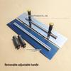 Adjustable Double Handle Blue Steel Putty Scraper and Trowel for Wall Patching and Skimming