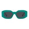 Versace Logo Plastic Irregular Sunglasses Men's Green 17384612 VE4425U 536487 54-Green 54