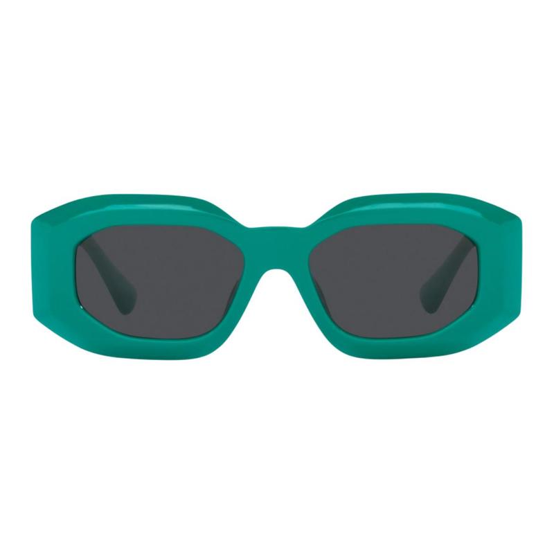 Versace Logo Plastic Irregular Sunglasses Men's Green 17384612 VE4425U 536487 54-Green 54