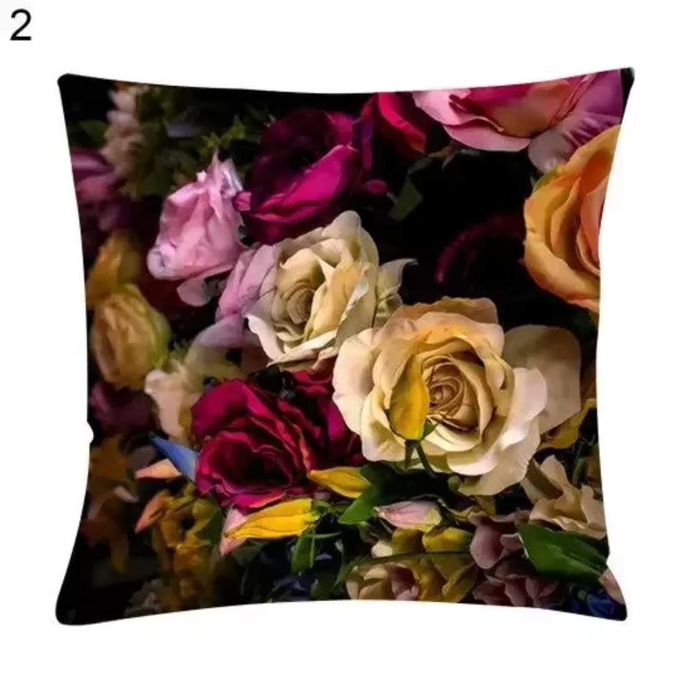 

Pillow Case Throw Cushion Cover Square Headrest 30x30cm чёрный
