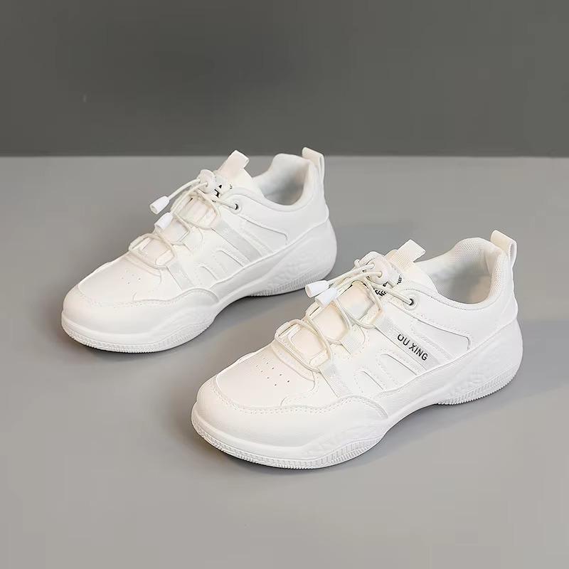 Fashion New Breathable White White Shoes for Women 2025 Spring Autumn Height Increase Casual Sneakers Korean All-match Board Shoes Mujer