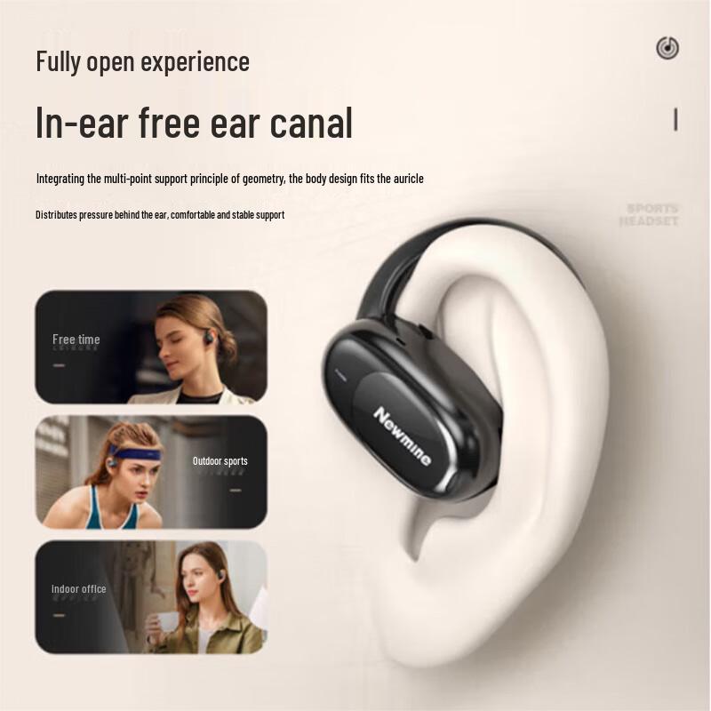 Newman JM05 Open-Ear Sport Bluetooth Earbuds