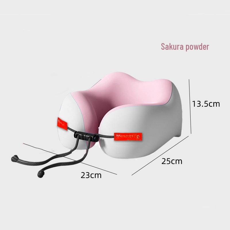 U-förmiges Reise-Nackenkissen aus Memory-Schaum mit Nackenstütze