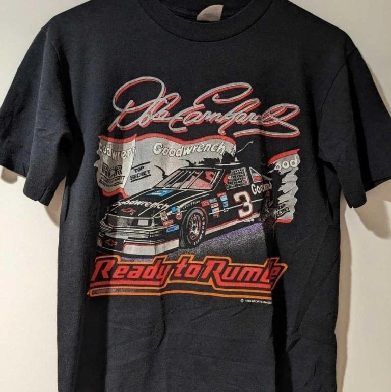 Vintage 1989 Nascar Dale Earnhardt Sr T-Shirt, Dale Earnhardt Shirt 2XL