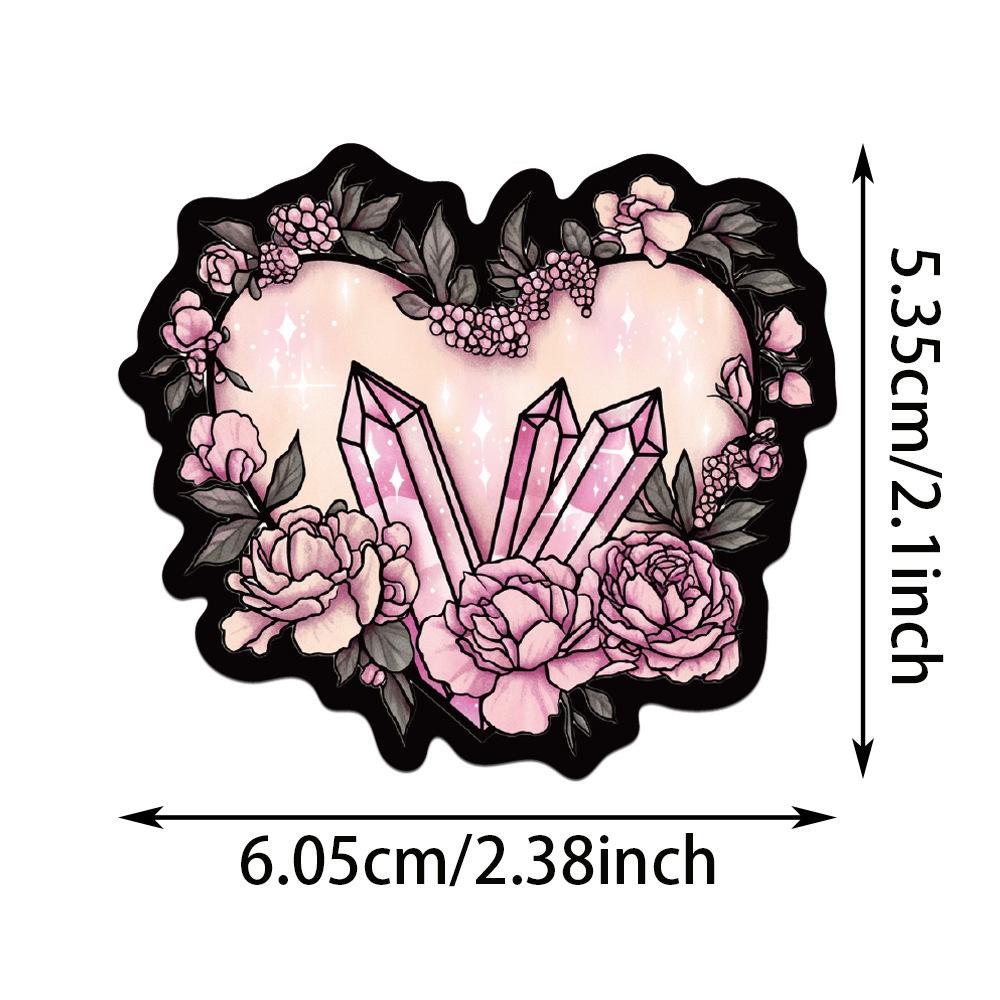 50 STÜCKE Schwarz Rosa Gothic Stil Magische Hexe Cartoon Aufkleber DIY Handy Laptop Gepäck Skateboard Graffiti Aufkleber