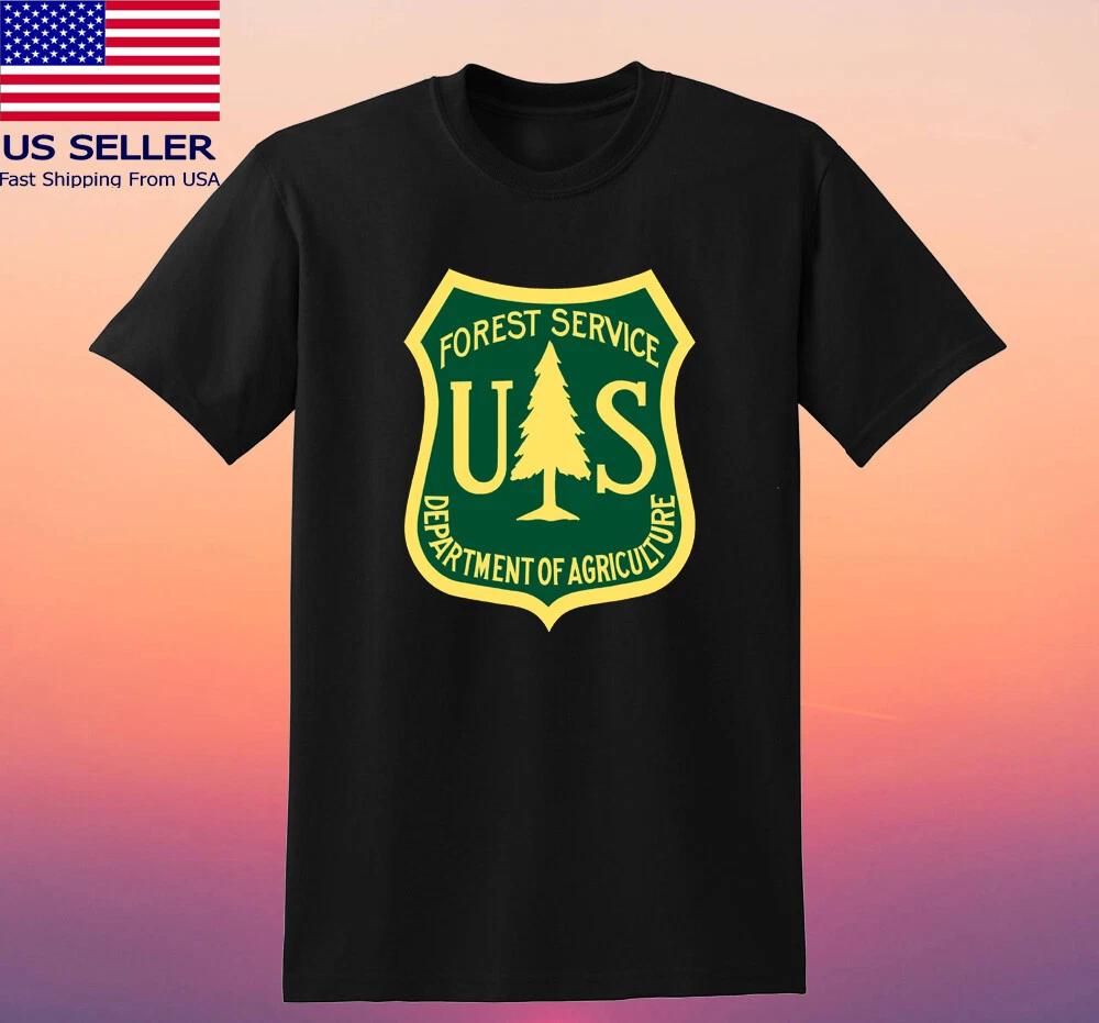 US Forest Service Men s Black Size S-5XL L