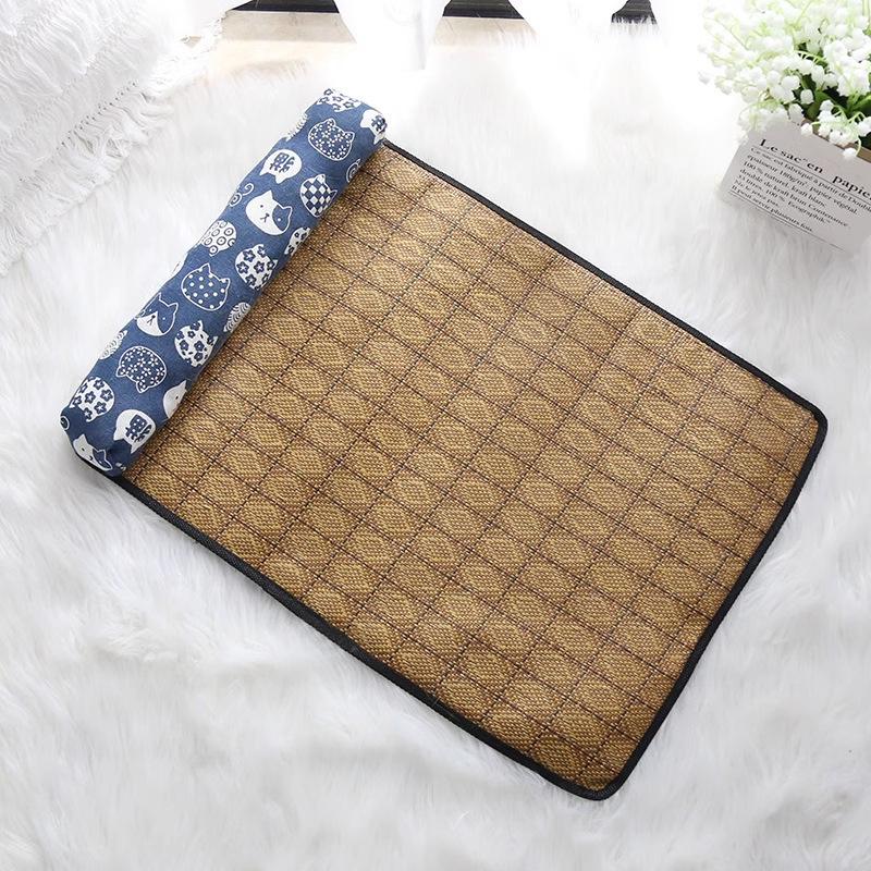 Natural Pet Self Cooling Mat Portable Foldable Waterproof Cool Pad for Pet Camping Picnic Car Seat Use