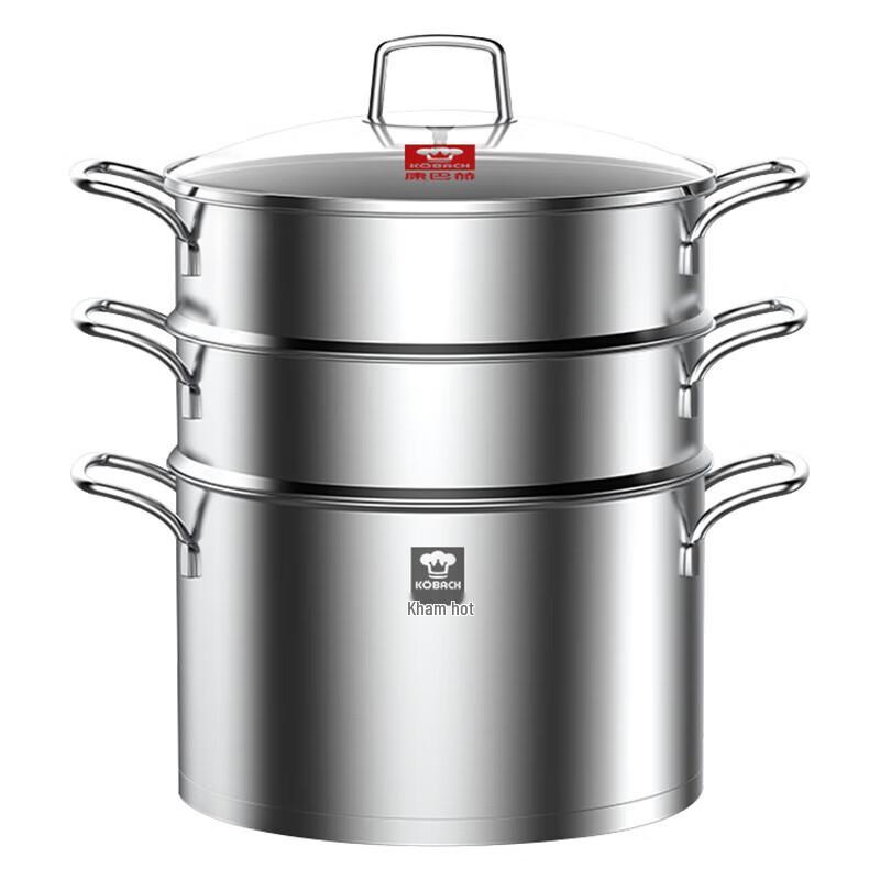 

Kombach 3-Layer 28cm 304 Stainless Steel Steamer