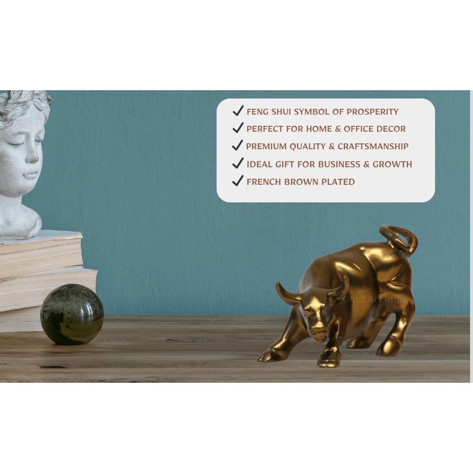 Gold & Silver Plated Vastu & Feng Shui Animals & Birds Set | Luck, Positivity & Wealth | Elephant, Bull, Kamdhenu Cow, Tortoise, Duck, Fish, Horse