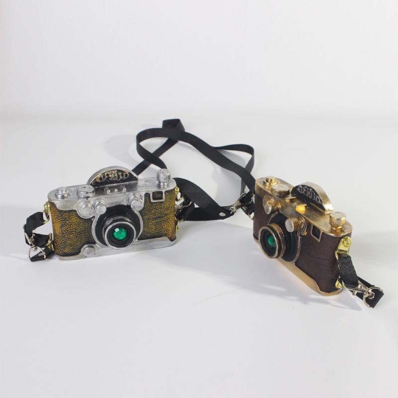 Realistic Portable Photography Accessory Antique Designed Decorative Studio Camera Piece Portable Resin Camera Props