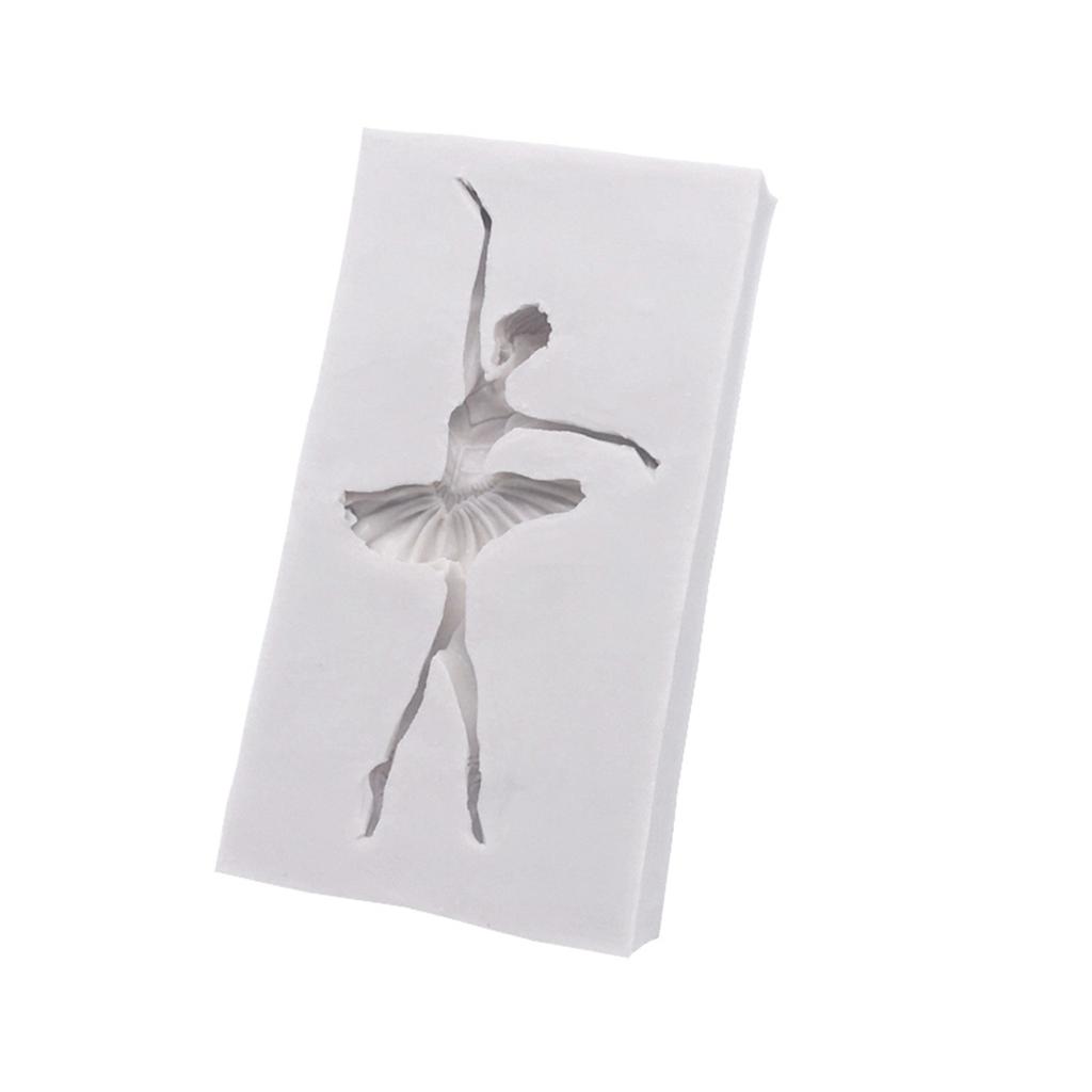 Angel Dancing Girl Ballet  Silicone Mold Sugarcraft Chocolate Cupcake Baking Mold Fondant  Tools