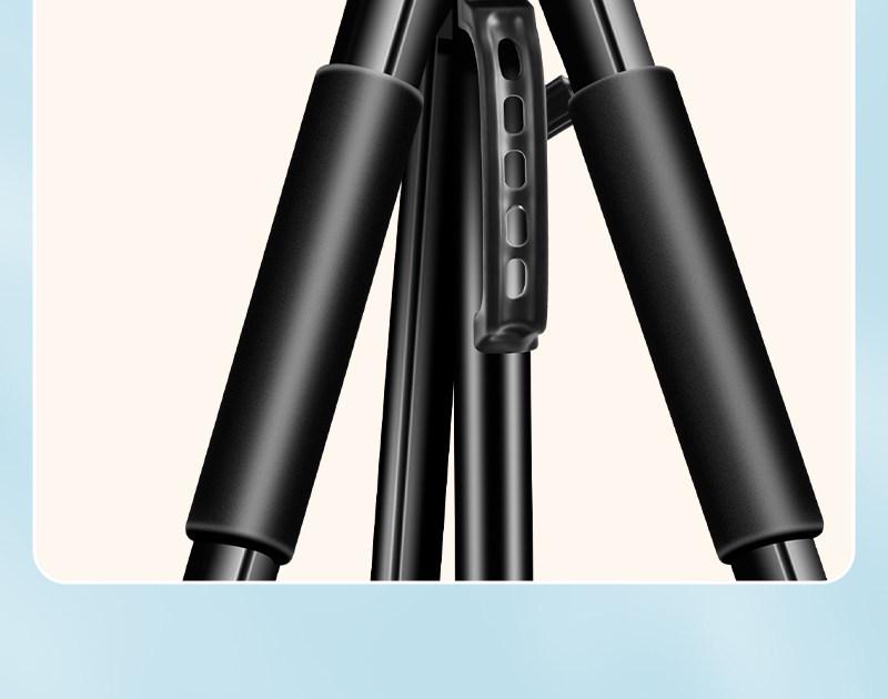 Universal Live Stream Stand: Phone, Tablet, DSLR Tripod with Fill Light for Photography & Selfies