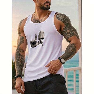 Men's Basic Tank Top, Comfortable & Versatile, Ideal for Layering